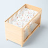 Scarlet in garden 100% Cotton Fitted Crib Sheet 0 - 1 years