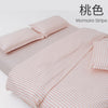 Momoiro Stripe 100% Cotton Double Bedsheet, 186TC