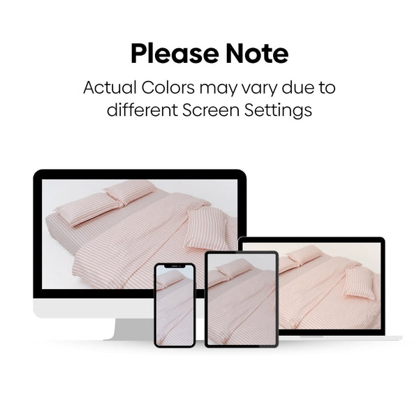Momoiro Stripe 100% Cotton Double Bedsheet, 186TC