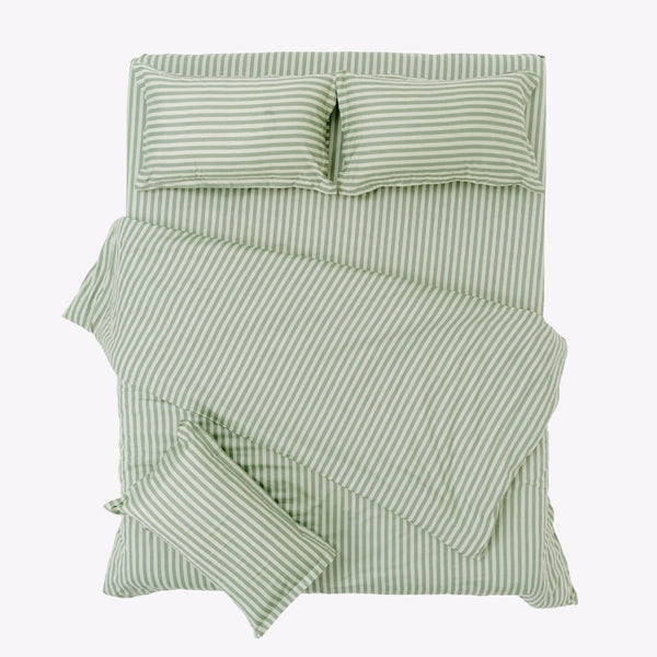 Tokiwairo Stripe, 100% Cotton King Size Bedsheet, 186 TC
