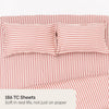 Akatsuchi Stripe 100% Cotton Double Bedsheet, 186TC