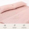 Akatsuchi Stripe 100% Cotton Double Bedsheet, 186TC