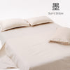 Sumi Stripe, 100% Cotton King Size Bedsheet, 186 TC