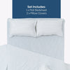 Ruri Stripe 100% Cotton Double Bedsheet, 186TC