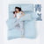 Seiran Stripe 100% Cotton Double Bedsheet, 186TC