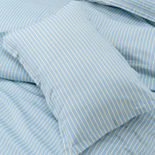 Seiran Stripe 100% Cotton Double Bedsheet, 186TC