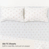 Kohana Stripe 100% Cotton Double Bedsheet, 186TC