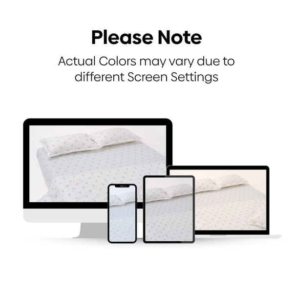 Kohana Stripe 100% Cotton Double Bedsheet, 186TC