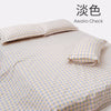 Awairo Check 100% Cotton Double Bedsheet, 186TC