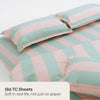 Nagomi Stripe 100% Cotton Double Bedsheet, 186TC