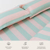 Nagomi Stripe 100% Cotton Double Bedsheet, 186TC