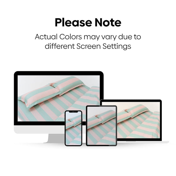 Nagomi Stripe 100% Cotton Double Bedsheet, 186TC