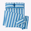 Asagi Stripe, 100% Cotton King Size Bedsheet, 186 TC