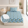 Golden Birch Symphony Single Fitted Size Bedsheet, 186 TC