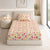 Sunlit Blossom Meadow Single Fitted Size Bedsheet, 186 TC