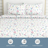 Exotic Wings, 100% Cotton King Bedsheet, 186 TC