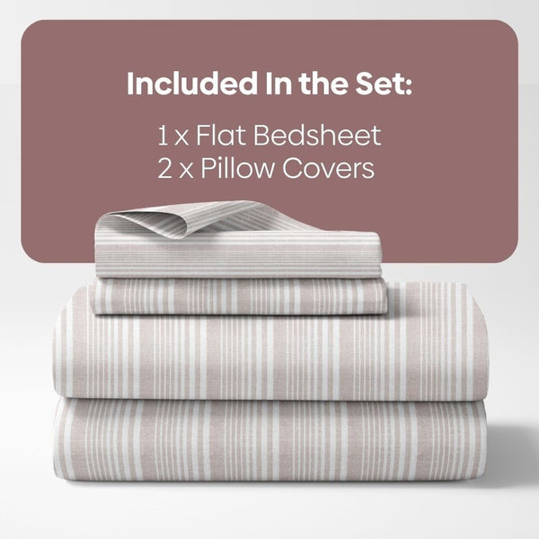 Verde Luxe 100% Cotton King Size Bedsheet, 300 TC