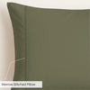 Organic Cotton Bedsheet - Verdant Haze 300 TC Percale