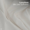 Luxury 300 TC Sateen 100% Cotton Bedsheet, Timeless Pearl