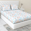 300 TC Satin Royale Bedsheet Aurelia Petals, Multicolor
