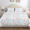 300 TC Satin Royale Bedsheet Aurelia Petals, Multicolor