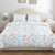300 TC Satin Royale Bedsheet Aurelia Petals, Multicolor