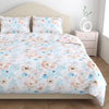 300 TC Satin Royale Bedsheet Aurelia Petals, Multicolor