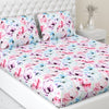 300 TC Satin Royale Bedsheet Floreal Mystique, Multicolor