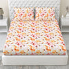 300 TC Satin Royale Bedsheet Seraphine Blossom, Multicolor