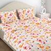 300 TC Satin Royale Bedsheet Seraphine Blossom, Multicolor