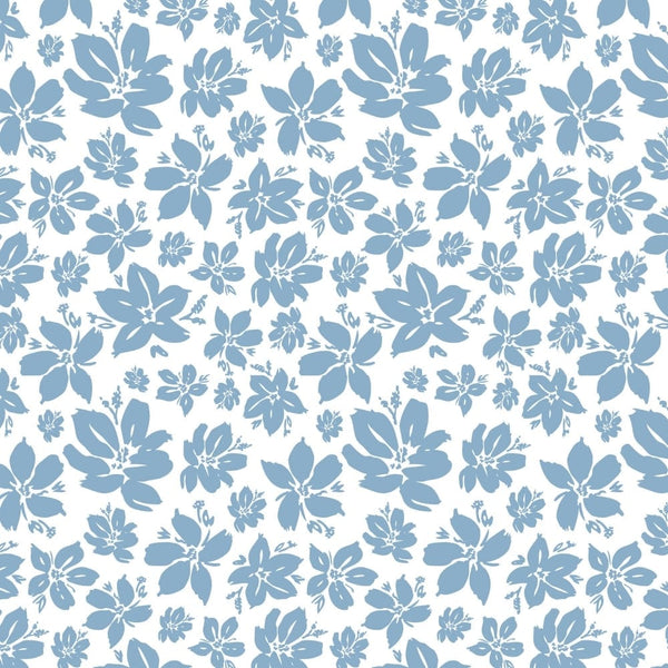 Bluebell Whisper 100% Cotton Double Size Bedsheet, 144 TC