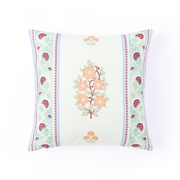 Orchid Courtyard Charm 100% Cotton Cushion Covers, Pack of 2