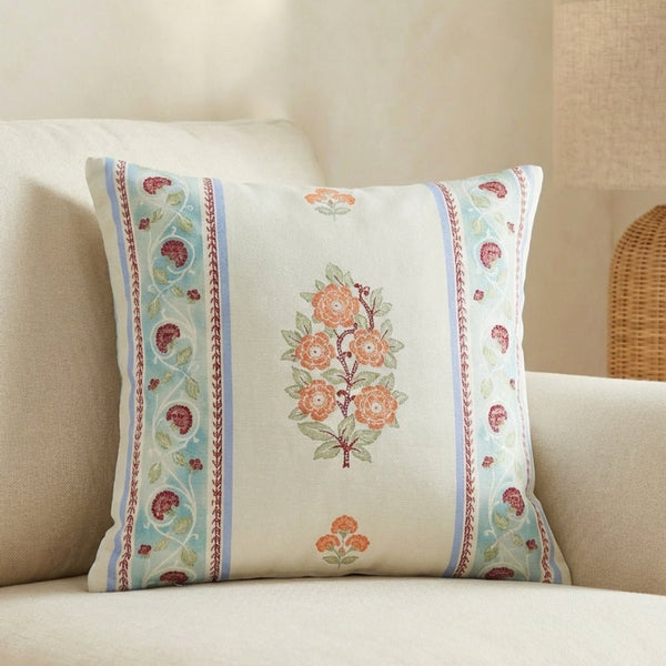 Rooted Regal 100% Cotton Digital Printed Cushion Covers, Pack of 5