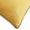 Embroidered Decorative Cushion Cover, Golden Bloom