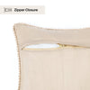 Arbor Wing Embroidered Cushion Cover Pack of 1, Beige