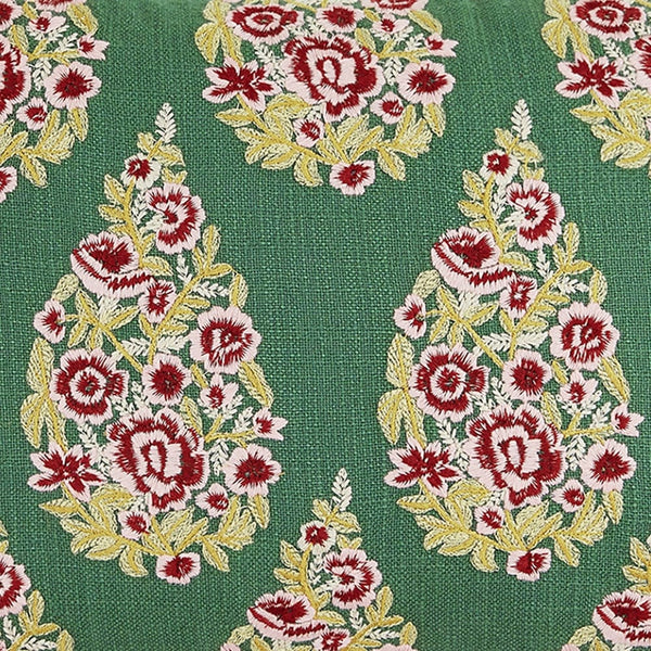 Embroidered Decorative Cushion Cover, Imperial Garland