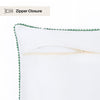 Canopy Gold Embroidered Cushion Cover Pack of 1, Mustard
