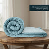 Comfy Flip Solid Reversible Comforter, Sky & Denim