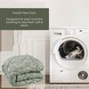 Garden Grace Printed Double Size Comforter, Sage Green