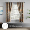 Blackout Digital Printed Pack Of 2 Curtain Fresco Drift, Multicolor
