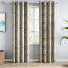 Blackout Digital Printed Pack Of 2 Curtain, Blue