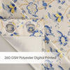 Blackout Digital Printed Pack Of 2 Curtain, Blue