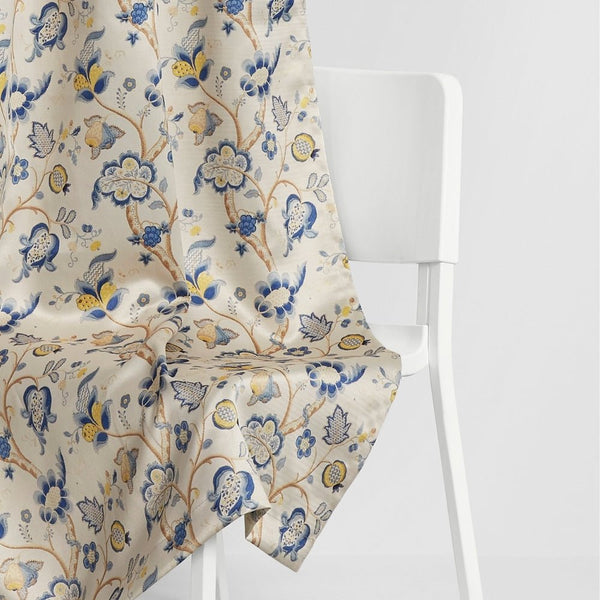 Blackout Digital Printed Pack Of 2 Curtain, Blue