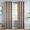 Royal Garden Blackout Printed Curtain Pack Of 2, Multicolor