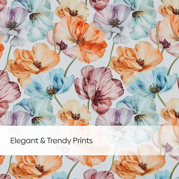 Royal Garden Blackout Printed Curtain Pack Of 2, Multicolor
