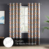 Royal Garden Blackout Printed Curtain Pack Of 2, Multicolor
