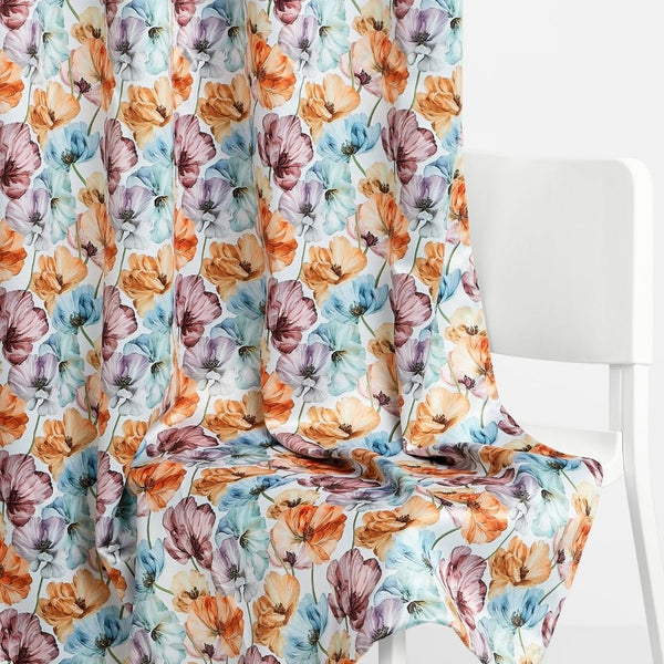 Royal Garden Blackout Printed Curtain Pack Of 2, Multicolor