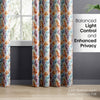 Royal Garden Blackout Printed Curtain Pack Of 2, Multicolor