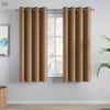Blackout Solid Essential Drape Pack Of 2 Curtain, Taupe