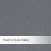 Blackout Solid Essential Drape Pack Of 2 Curtain, Cloud Grey